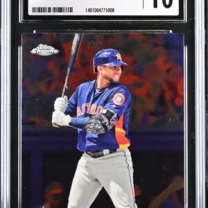 CGC Cards | Gem Mint +9.5 | Baseball 2018 Topps Chrome 168 Yuli Gurriel (Graded)