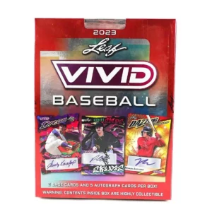 2023 Leaf Vivid Baseball Hobby Box MLB New Factory Sealed